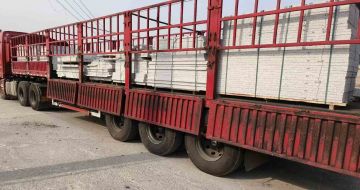 安康 白麻荔枝面外墙干挂，工厂装车日常