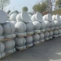 安康 白麻花岗岩石材圆球，石球，挡车球，隔离球，景观石球，风水球等