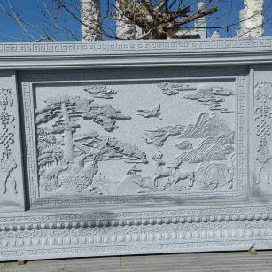 安康 芝麻白大型照壁，屏风，影壁
