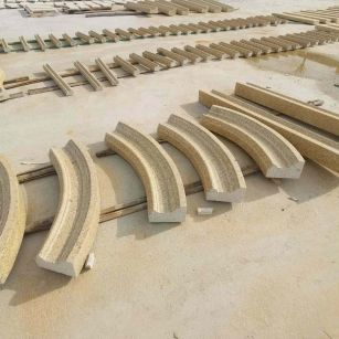 安康 黄金麻花岗岩别墅线条