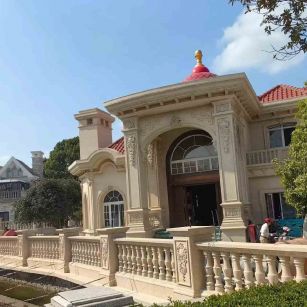 安康 黄金麻花岗岩欧式别墅