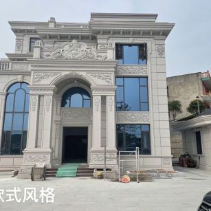 安康 白麻花岗岩别墅外墙干挂