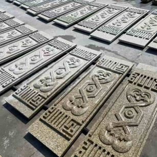 安康 黄金麻花岗岩外墙雕刻板