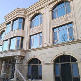 安康 黄金麻花岗岩别墅外墙干挂