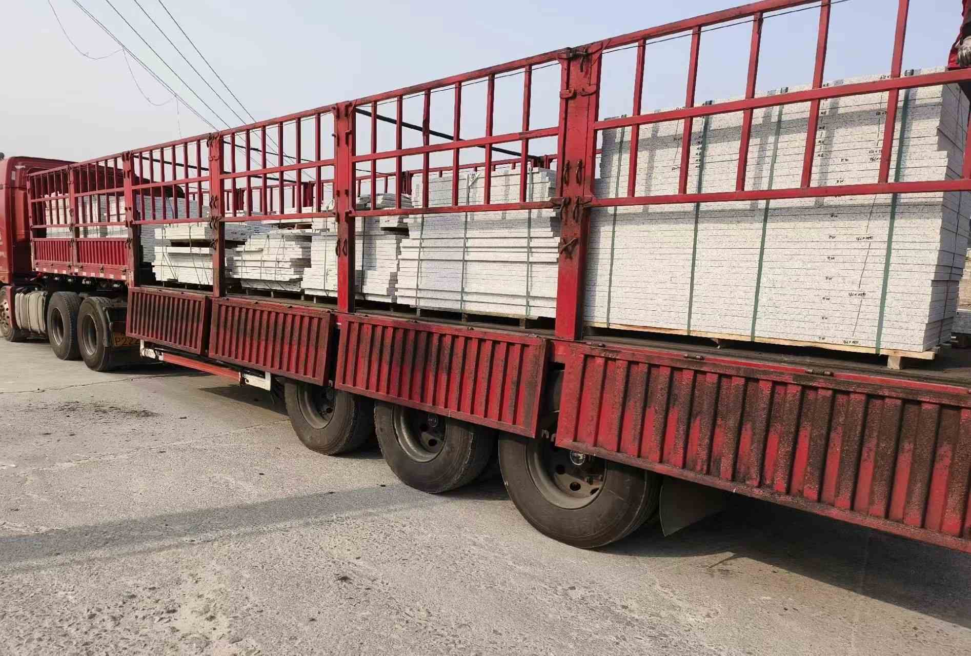 安康 白麻荔枝面外墙干挂，工厂装车日常