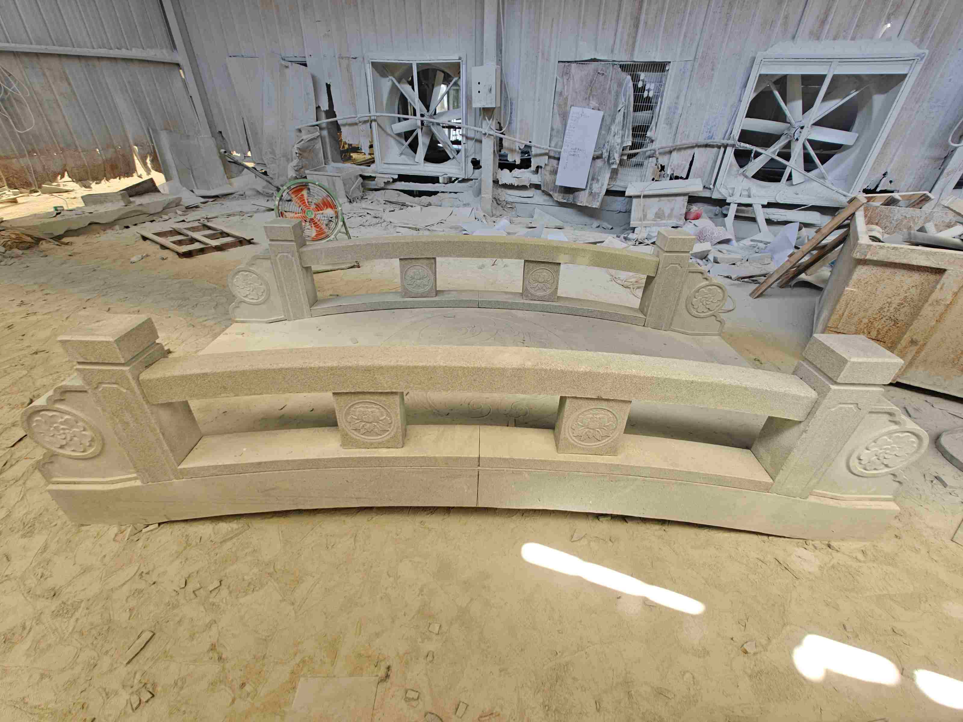 安康 芝麻灰花岗岩异形加工-拱桥，石桥