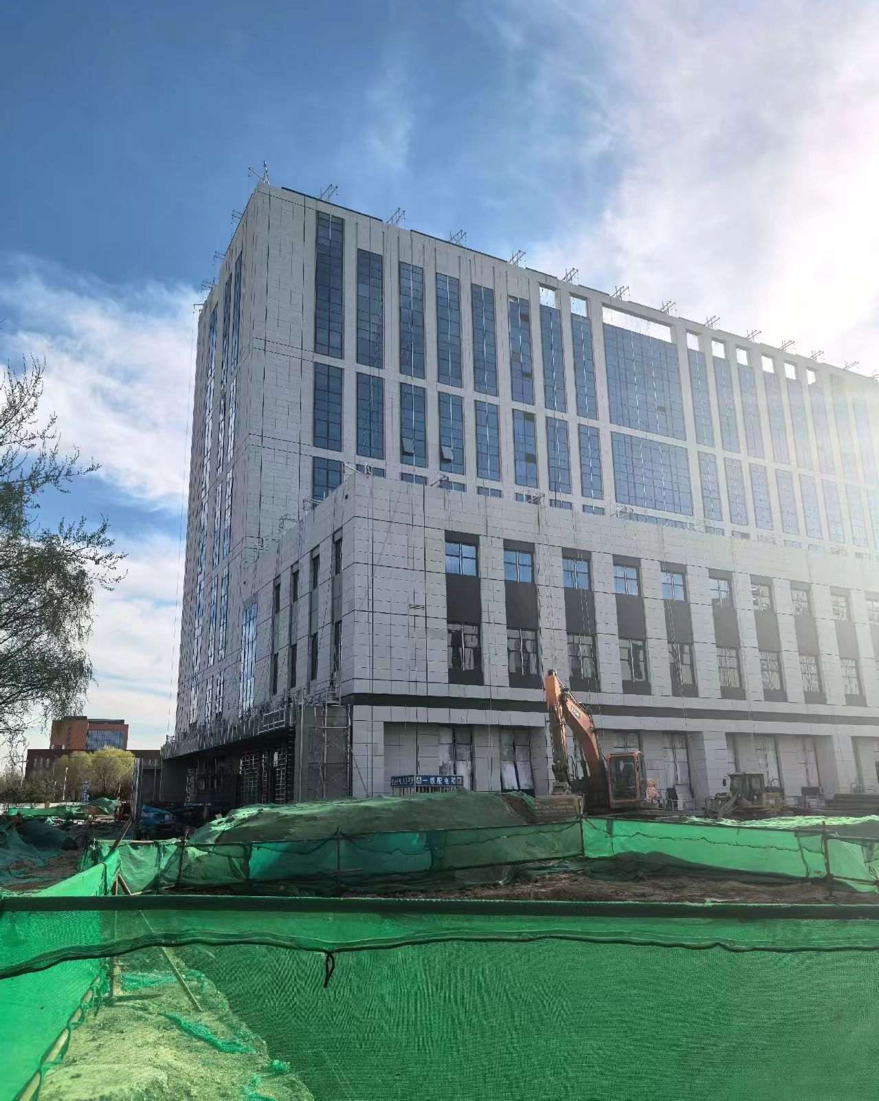 安康 白麻花岗岩石材外墙干挂