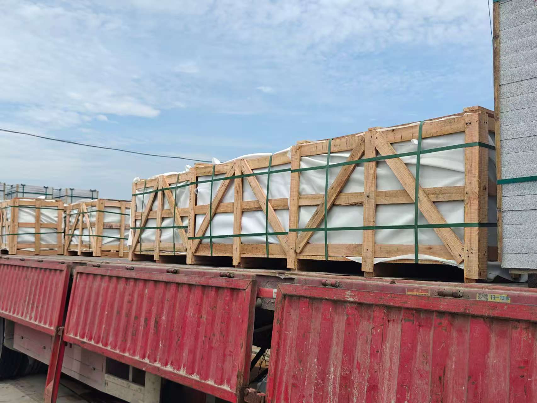 安康 芝麻白花岗岩地铺石出口专车-泰国游